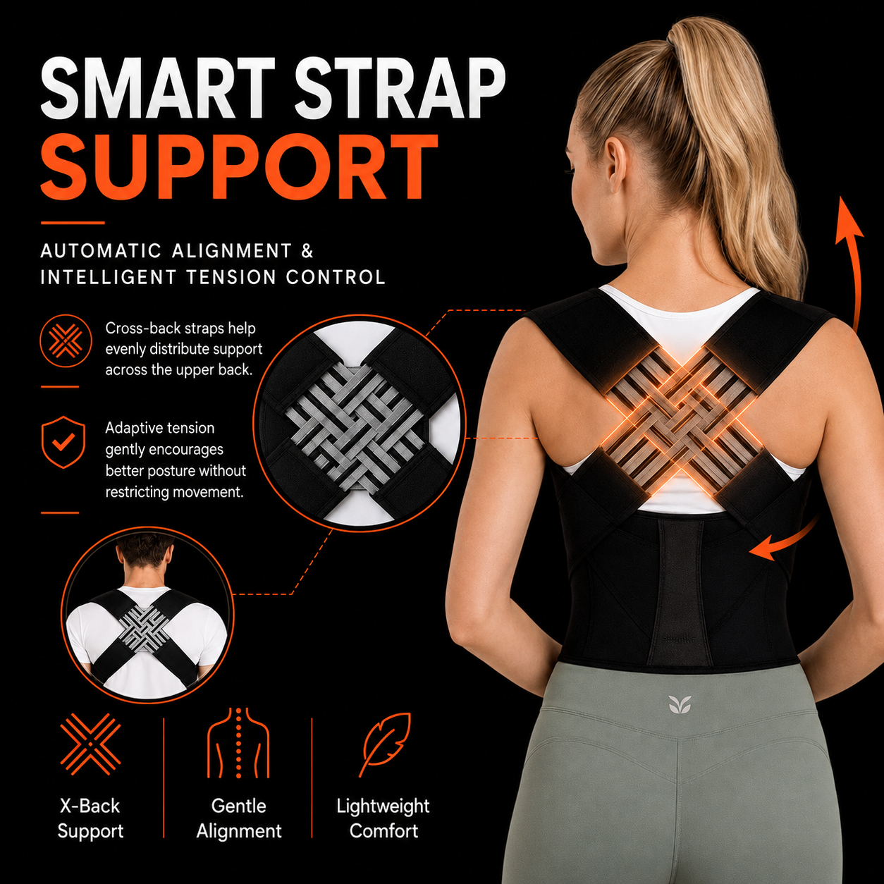 Posture Corrector & Back Support Brace